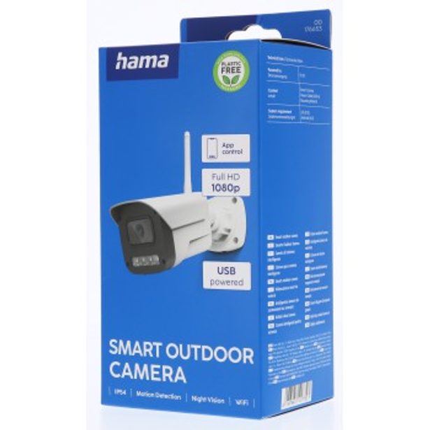 Hama Smart venkovní WiFi kamera, noční vidění, Full HD