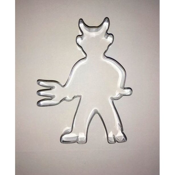 vykr.NR 0234 Čert, 9,2x6,9cm