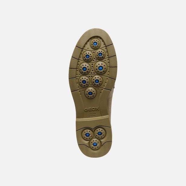 Béžové dámské mokasíny Geox Spherica EC1