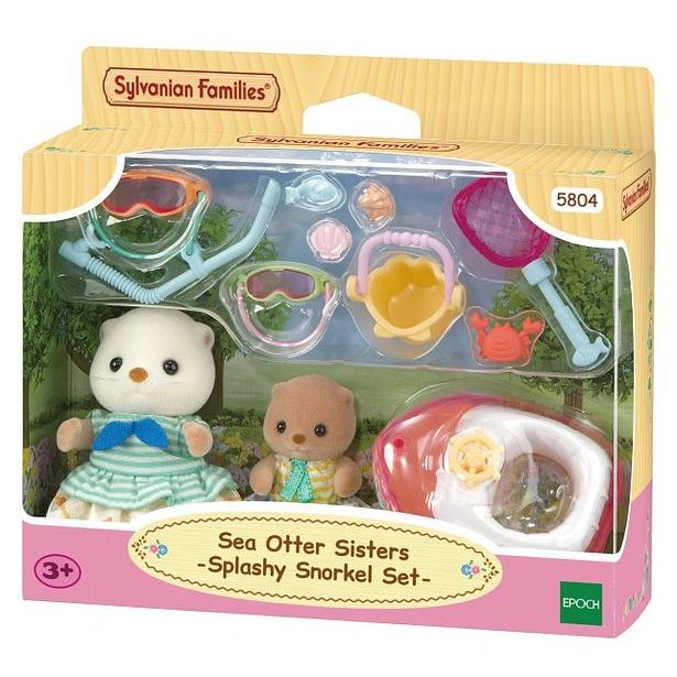 Sylvanian family Vydří sestry na dovolené u moře