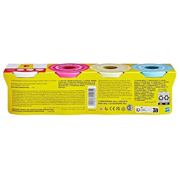 HASBRO - Play-Doh HASBRO - Play-Doh 4ks kelímků s konfetami