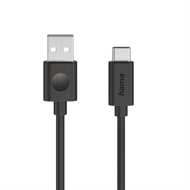 Hama USB 2.0 kabel typ A-C, 1,2 m, Ecosential