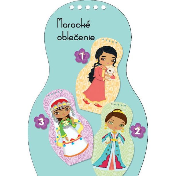 Obliekame marocké bábiky LOUNA – Maľovanky Baagl