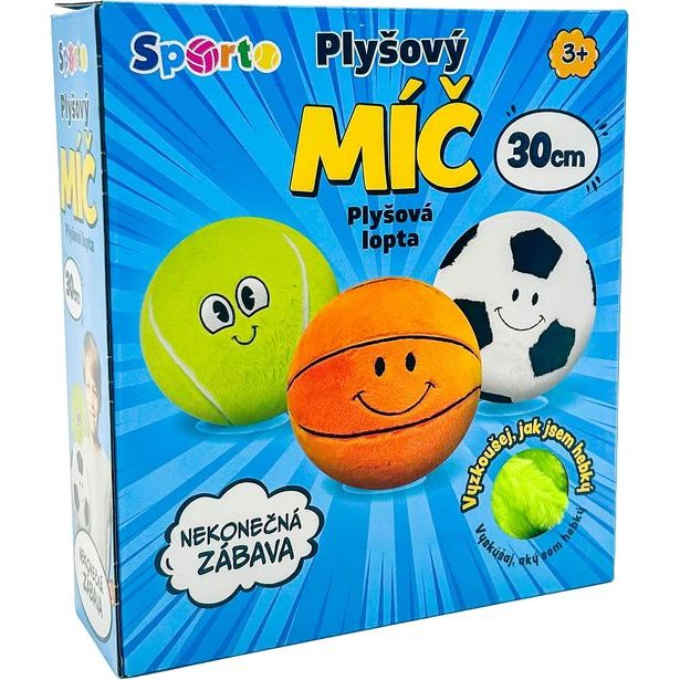 SPORTO Plyšový míč