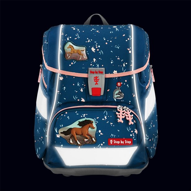 Školní aktovka/batoh 2IN1 PLUS pro prvňáčky – 6dílný set, Step by Step Wild Horse Ronja