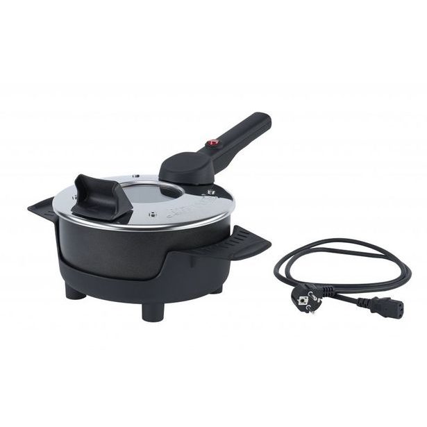 remoska PRIMA GLASS, d22x10cm, 2,0l, sklo, P31F