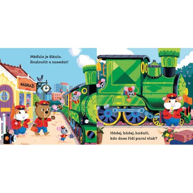 MÉĎULA ŠIKULA STROJVEDOUCÍM – Obrázky s pohyblivými prvky