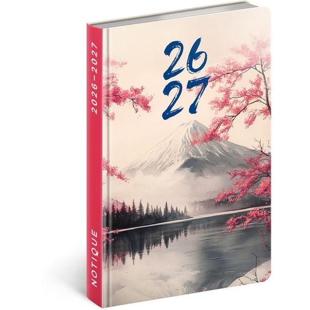 NOTIQUE 18měsíční diář Petito – Japonsko 2026/2027, 11 x 16 cm