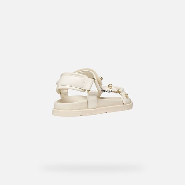 Krémové dívčí sandály Geox Sandal Foammentera