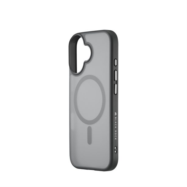 Black Rock Hybrid Case, kryt pro Apple iPhone 17, magnetický, matný, poloprůhledný černý