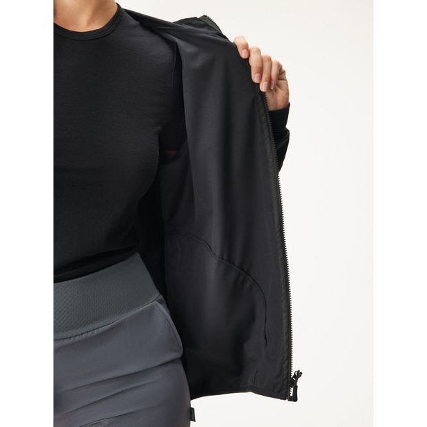 Unuo, Dámská softshellová bunda bez zateplení pružná Basic, Černá