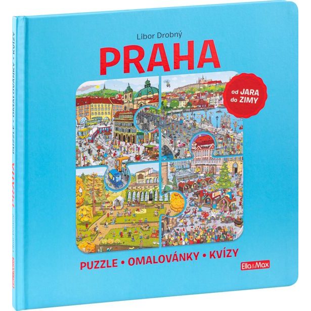 PRAHA – Puzzle, omalovánky, kvízy