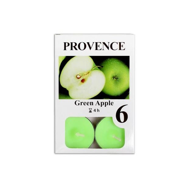 Provence SVÍČKA ČAJOVÁ JABLKO, 6KS_hamashop