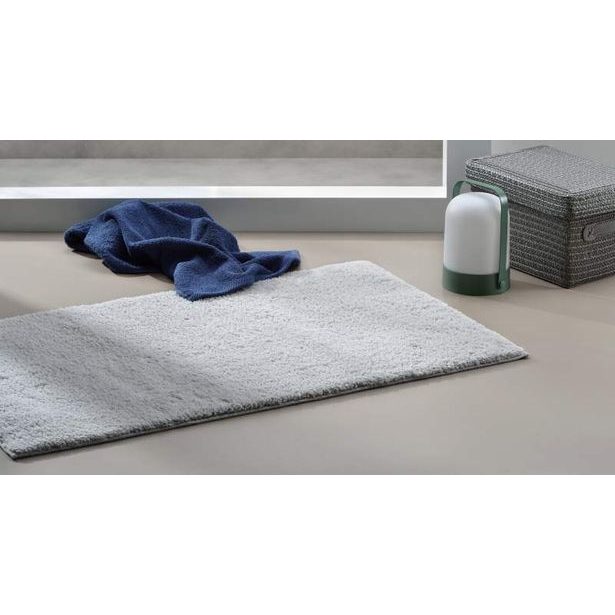 KELA Koupelnová předložka Maja 65x55 cm polyester šedá KL-23530