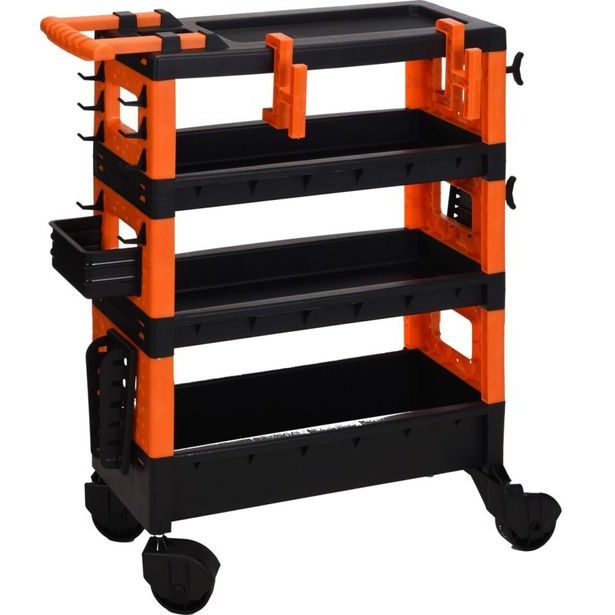 FX TOOLS Dílenský vozík na kolečkách příruční 68x88cm HARDEN KO-Y98310070