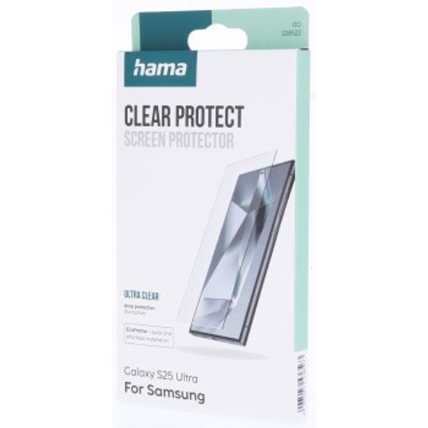Hama Clear Protect, ochranné sklo na displej pro Samung Galaxy S25 Ultra