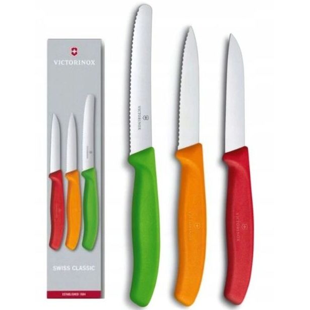 sada nožů 3ks VICTORINOX mix barev