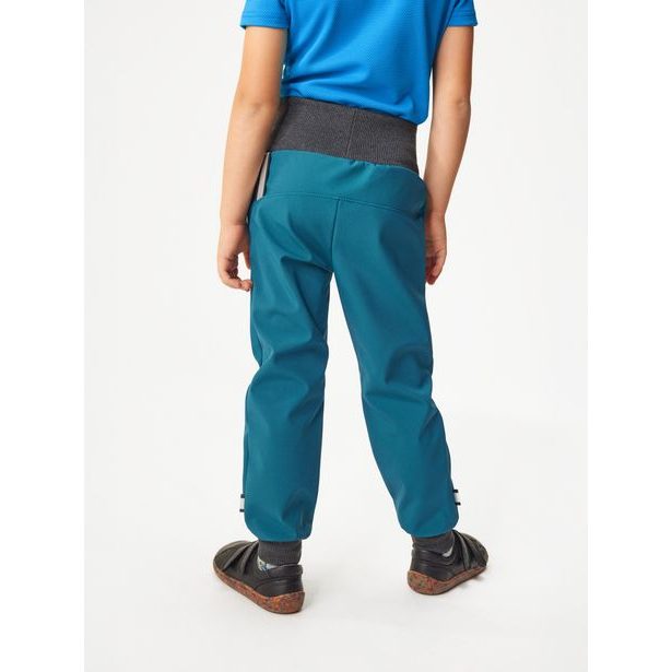 Unuo, Dětské softshellové kalhoty s fleecem Street, Kobaltová