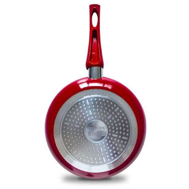 TORO PÁNEV KERAMIKA 28CM IND., ČERVENÁ_hamashop