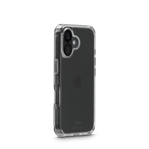 Hama Extreme Protect, kryt pro Apple iPhone 17, materiál D3O®, nežloutne, průhledný