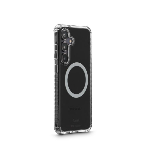 Hama Extreme Protect, kryt pro Samsung Galaxy S25, magnetický, D3O®, nežloutne, průhledný