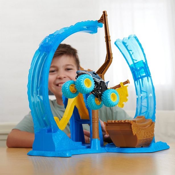 SpinMaster MONSTER JAM - Hrací set MEGALODON ZOOP OF DOOM, 1:64