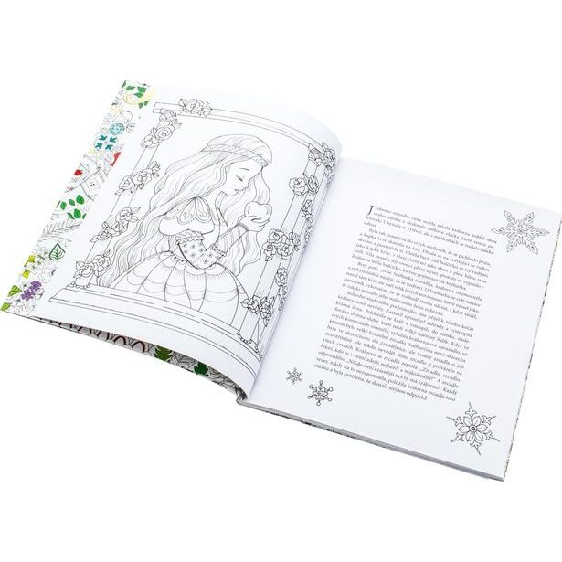 Sněhurka - omalovánky Baagl