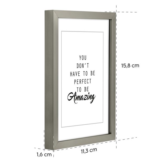 Hama rámeček plastový CHIARO, ocelová, 10x15 cm