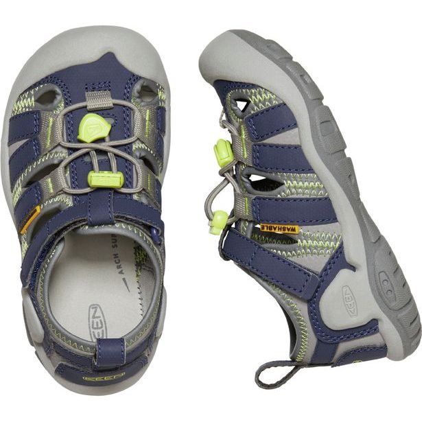 Dětské sandály KEEN KNOTCH CREEK CHILDREN steel grey/blue depths