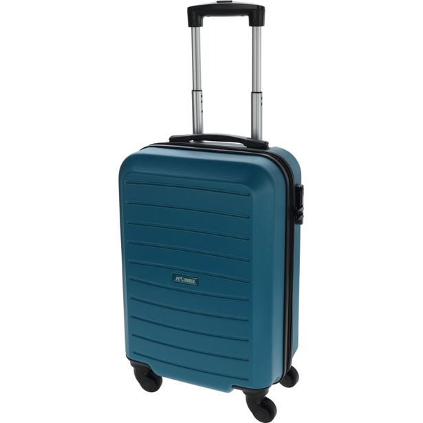 PROWORLD Sada plastových cestovních kufrů 3 ks 50 / 60 / 70 cm petrolejová KO-FB5000460