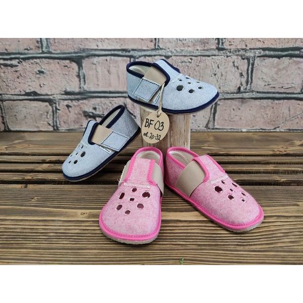 Pegres přezůvky barefoot BF03 RŮŽOVÉ