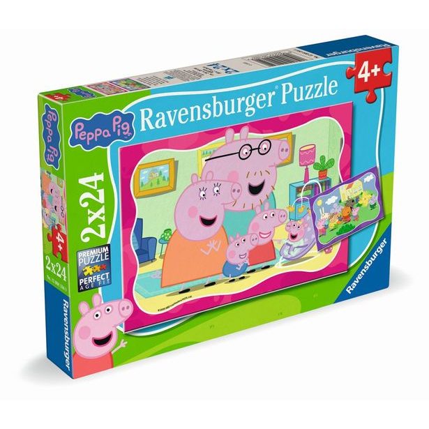 Prasátko Peppa 2x24 dílků
