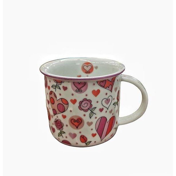 hrnek 250ml TINA - ZAMIL.SRDCE, čes.porcelán