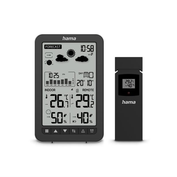 Hama Ko Samui, meteostanice, teplota, vlhkost, tlak, počasí, fáze měsíce, příliv/odliv, černá