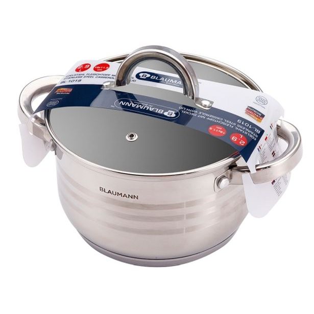 BLAUMANN Kastrol s poklicí nerez 26 cm Gourmet Line BL-1022