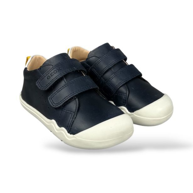 Tmavě modré chlapecké barefoot tenisky Geox Steppieup