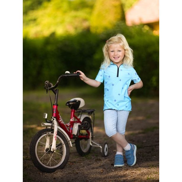 Unuo, Dětský funkční cyklodres, Sv. Modrá, Květiny