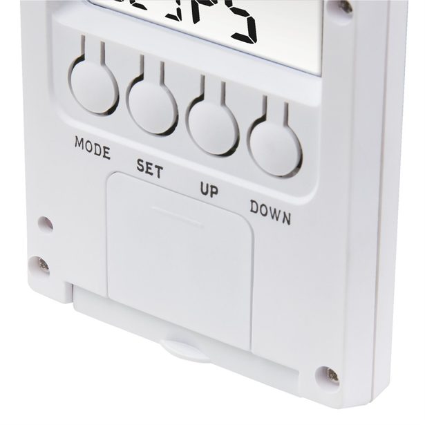 Hama TH-140, digitální teploměr/vlhkoměr, indikátor počasí, bílý