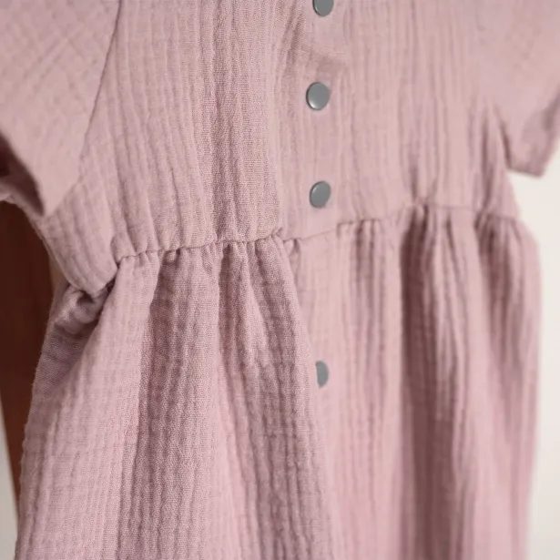 ESITO Mušelínové šaty Barunka Powder pink - pudrová / 68