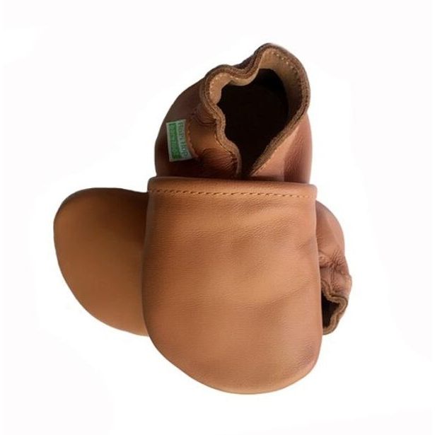 Hopi Hop Barefoot kožené capáčky - hnědé