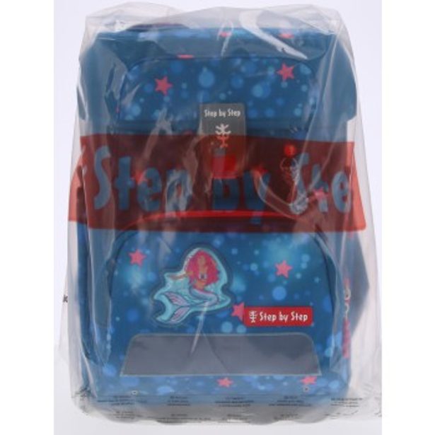 Školní aktovka CLOUD pro prvňáčky - 5dílný set, Step by Step Mermaid Lola, certifikát AGR