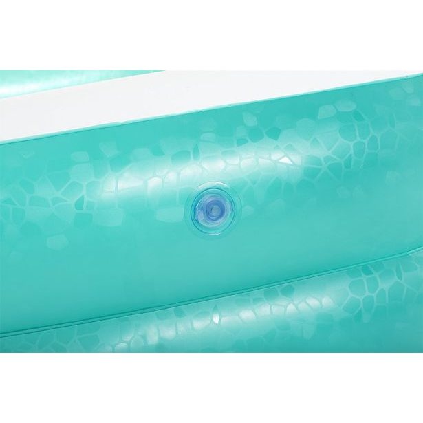 Modrý čtyřhranný rodinný bazén 201 x 150 x 51cm