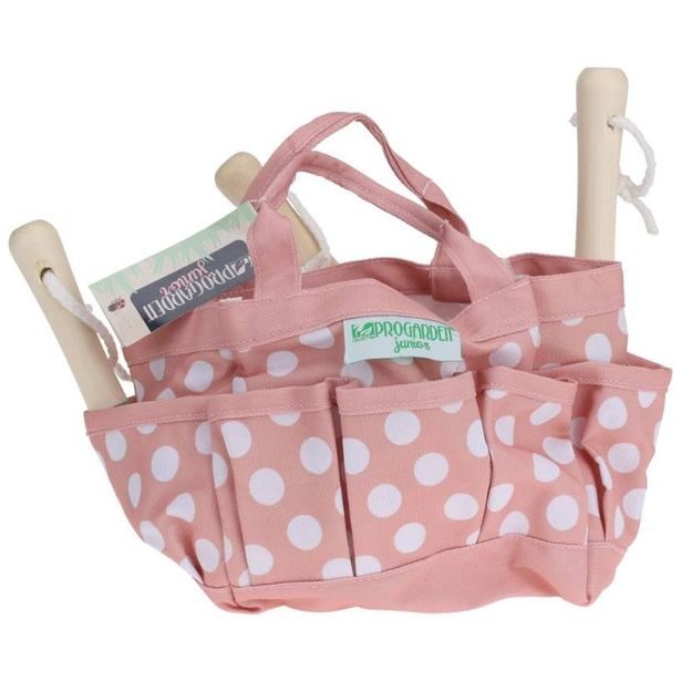 PROGARDEN Zahradní nářadí pro děti růžová taška KO-CK9920050ruzo