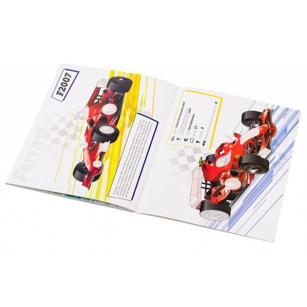 FERRARI, vozy Scuderie – Kniha samolepek Baagl