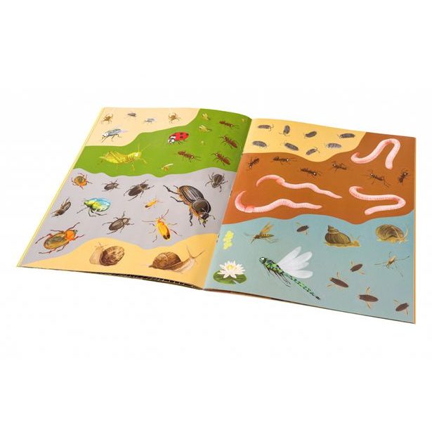 BROUČCI, MOTÝLI a další potvůrky – Kniha samolepek Baagl