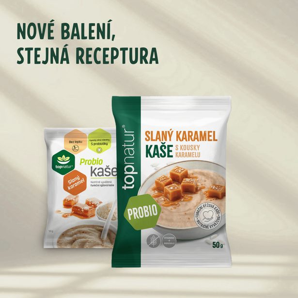 TOPNATUR PROBIO kaše slaný karamel 50g
