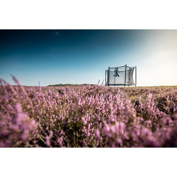 BERG Trampolína BERG Favorit 270cm šedá + ochranná síť Comfort