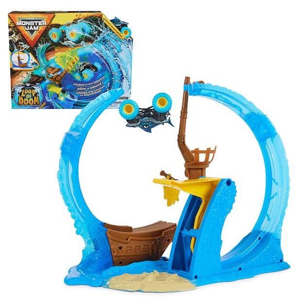 SpinMaster MONSTER JAM - Hrací set MEGALODON ZOOP OF DOOM, 1:64