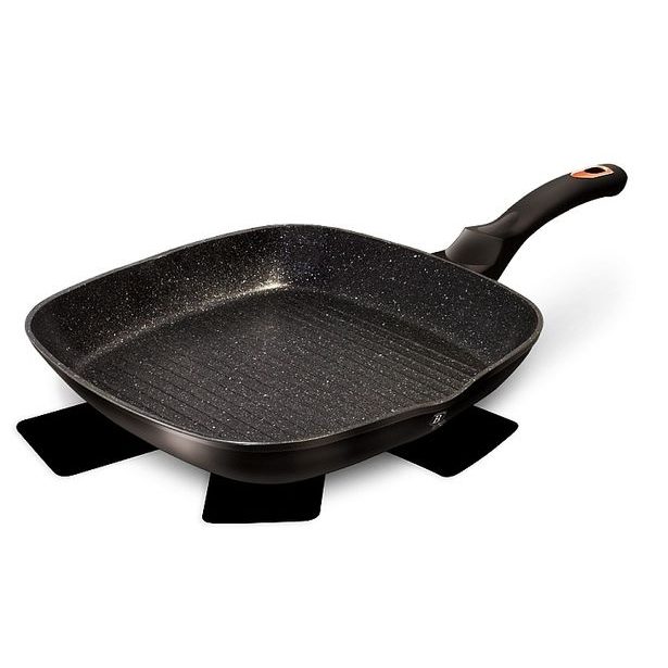 BERLINGERHAUS Pánev grilovací s mramorovým povrchem 28 cm Black Rose Collection BH-1636