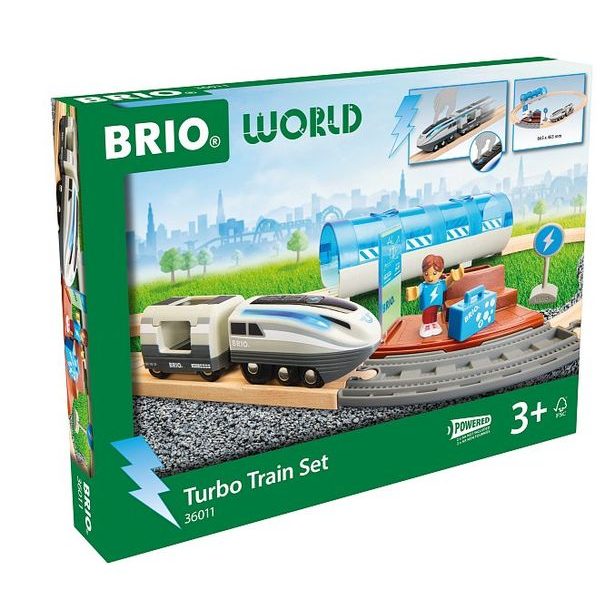 BRIO Vlaková sada s turbo vlakem